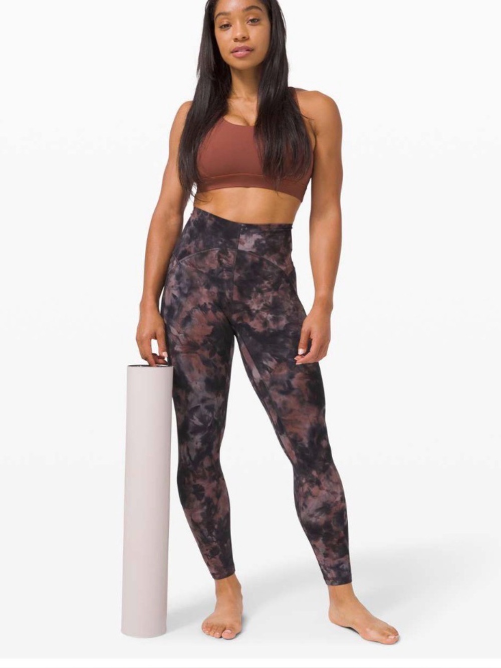 Lululemon Unlimit High-Rise Tight 25" *Keyhole
Diamond Dye Graphite Grey Pink 6